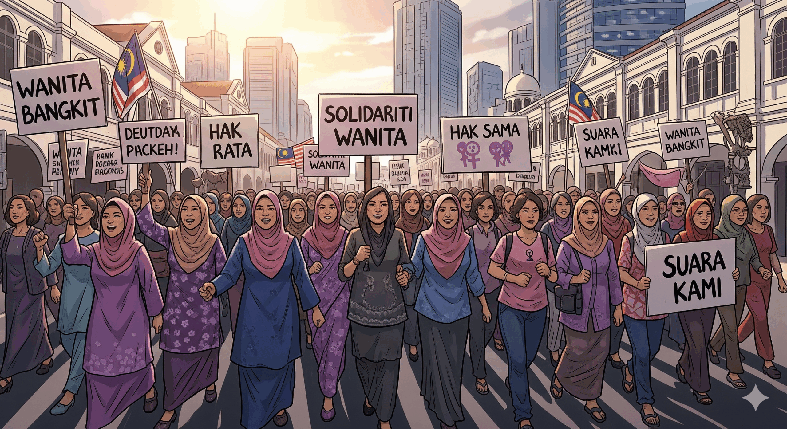 Suara Perempuan Malaysia dalam #WomensMarchMY