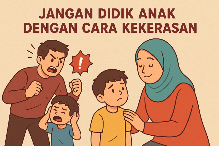 Jangan Didik Anak dengan Cara Kekerasan