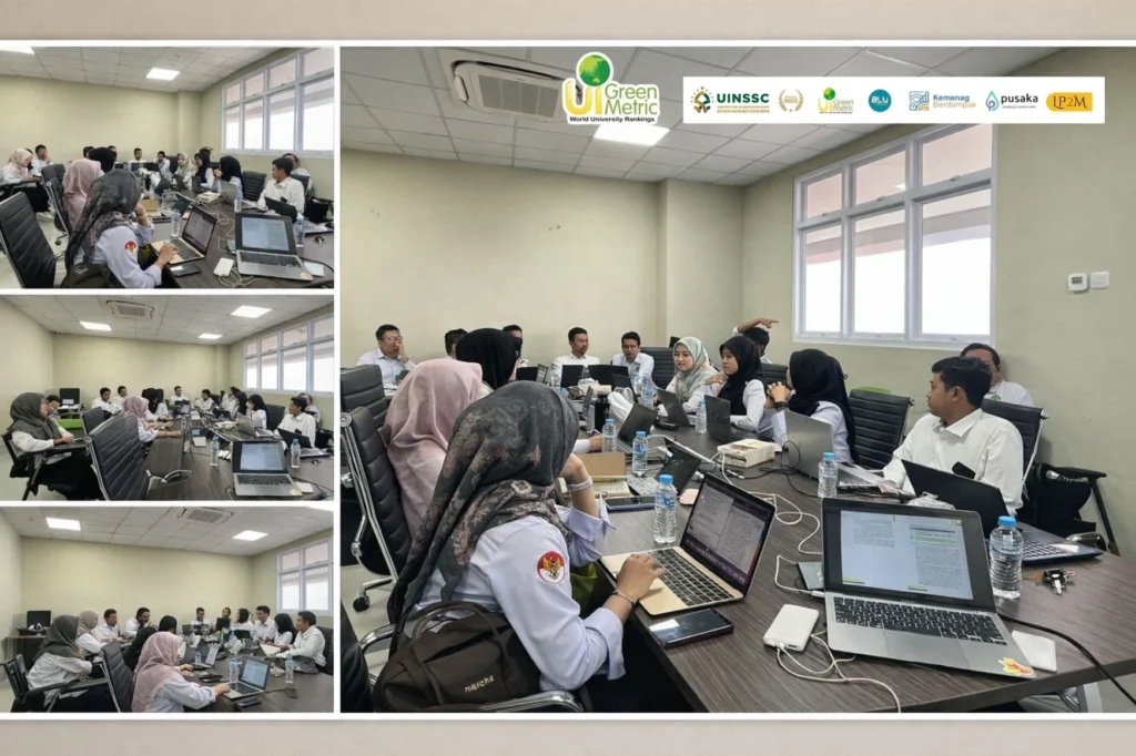 Tim Pemeringkatan UIN Siber Syekh Nurjati Cirebon Rapat Kerja Matangkan Strategi UI GreenMetric dan Halal Metric 2026