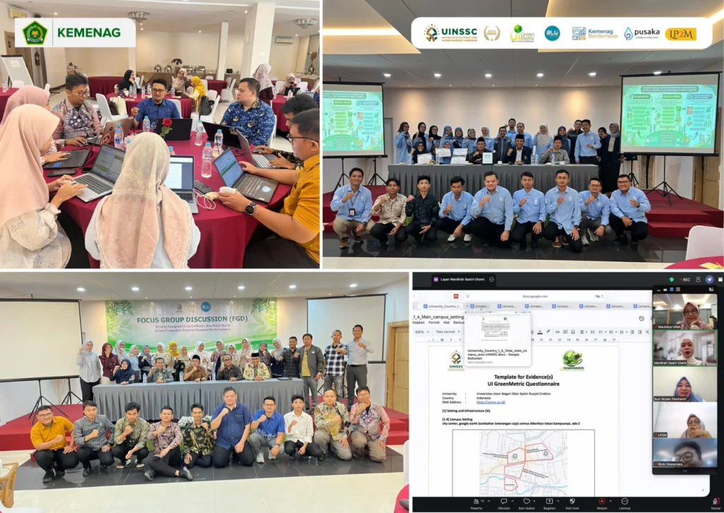 LP2M UINSSC Gelar FGD Strategi Integrasi UI GreenMetric, Halal Metric, dan THE Tahun 2026